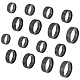 DICOSMETIC 16Pcs 8 Size 316 Stainless Steel Grooved Finger Ring for Men Women(RJEW-DC0001-09B)-1