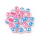 UV Plating Rainbow Iridescent Resin Beads(RESI-I048-01B)-3