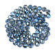 Transparent Electroplate Glass Beads Strands(EGLA-N006-038B)-2