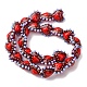 Baking Paint Glass Bumpy Beads Heart(LAMP-V001-09H)-7