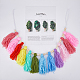 HOBBIESAY 2Pcs 2 Styles Woolen Yarn Tassel Wall Hanging Ornaments(HJEW-HY0001-10)-5