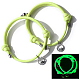 2Pcs Magnetic Round & Mountain Alloy Charms Bracelets Set(VALE-PW0001-025C)-1
