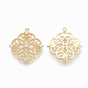 Brass Micro Pave Cubic Zirconia Pendants(ZIRC-Q014-064G-02)-1