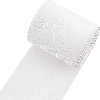 Gorgecraft Ultra Wide Thick Flat Elastic Bands, Webbing Garment Sewing Accessories, White, 70mm, 2yards/bag