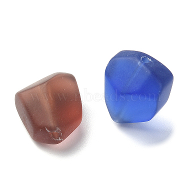 32pcs 8 couleurs brins de perles de verre dépoli transparent(GLAA-FS0001-60)-3