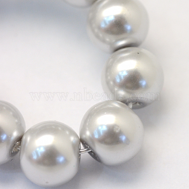 Baking Painted Pearlized Glass Pearl Round Bead Strands(X-HY-Q003-4mm-62)-3