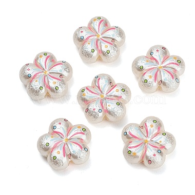 Textured Opaque Acrylic Beads(AC-CBA36B6-09C)-1