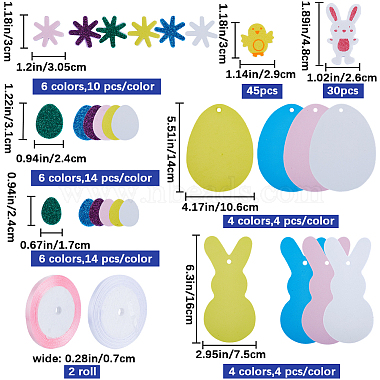 Easter Theme Foam Pendant Decorations(HJEW-WH0043-60)-2