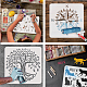 PET Hollow Out Drawing Painting Stencils(DIY-WH0391-0212)-4