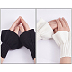 2 Pairs 2 Colors Cotton Knit Rib Sleeve Cuff(AJEW-FG0003-95)-3