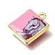 Printed Brass Pendants(KK-CBAE379-02G-A)-2