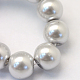 Baking Painted Pearlized Glass Pearl Round Bead Strands(X-HY-Q003-4mm-62)-3
