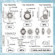 DIY Blank Dome Earrings Making Kit(DIY-SC0021-60)-2