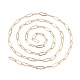 Soldered Brass Paperclip Chains(CHC-G005-24G)-3