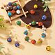 14 St&uuml;ck 7 Farben handgefertigte Lampwork-Perlen(LAMP-TA0002-42)-7
