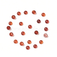 Natural Red Agate Cabochons, Half Round, 3x2mm(G-G994-J01-01)