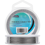 Tiger Tail Wire, Stainless Steel Wire, Stainless Steel Color, 28 Gauge(0.3mm), about 328.08 Feet(100m)/roll(TWIR-BC0001-12-0.3mm)