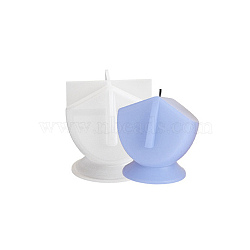 3D DIY Silicone Candle Molds, Scented Candles Molds, Triangle, 69x57x72mm, Inner Diameter: 36mm(DIY-K073-28D)