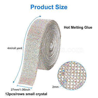 Fingerinspire Self Adhesive Glass Rhinestone Glue Sheets(RB-FG0001-02B)-2