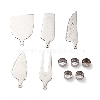304 Stainless Steel Unfinished Cutlery Set(DIY-C055-11P)-2