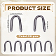 50Pcs Iron Fastening Nails(IFIN-LP0001-64)-2