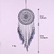 Woven Web/Net with Feather Wall Hanging Decorations(PW-WG80788-01)-4