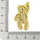 Brass Micro Pave Clear Cubic Zirconia Pendants(KK-R159-13G-02)-3