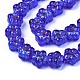 Transparent Handmade Bumpy Lampwork Beads Strands(LAMP-S194-022C)-3