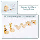 20Pcs Ion Plating(IP) 304 Stainless Steel Clip-on Earring Settings(STAS-UN0044-04)-5