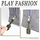 10Pcs Polyester Braided Replacement Zipper Puller Tabs(FIND-GF0003-50A)-6