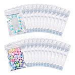 60Pcs Glitter Holographic Star Plastic Packaging Yin-yang Resealable Bags, Top Self Seal Pouches, Rectangle, Silver, 12x7.5x0.01cm, Unilateral Thickness: 2.5 Mil(0.065mm)(OPP-TA0001-24A)