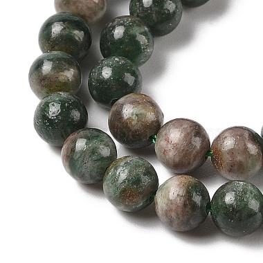 Natural Green Quartz Round Beads Strands(G-Q171-D02-01)-4