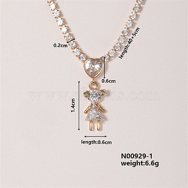 Human Cubic Zirconia Necklaces