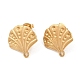 Ion Plating(IP) 304 Stainless Steel Stud Earring Findings(STAS-Z175-02G-02)-1