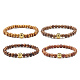 Oil Diffuser Yoga Beads Stretch Bracelet for Girl Women(BJEW-JB06897)-1