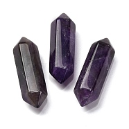 Natural Amethyst Double Terminated Points, Faceted, 44~48x14~15x14~15mm(G-C153-01F)