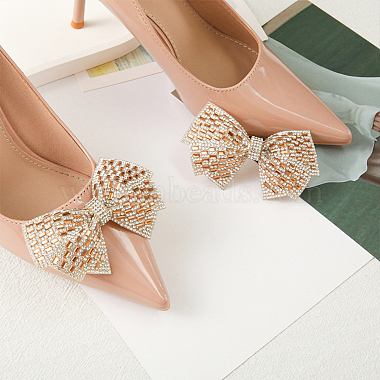 Bowknot Rhinestone Shoe Decoration(DIY-WH0430-522B)-6