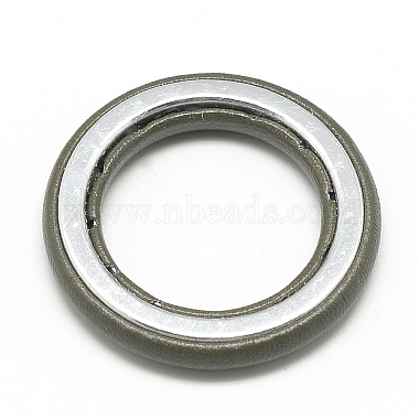 Imitation Leather Linking Rings(WOVE-S084-30B)-3