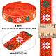 7M Flat Ethnic Style Polyester Ribbon(OCOR-WH0046-74B)-2
