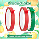 24 Rolls 2 Colors Self Adhesive Supermarket Vegetable Binding Tape(AJEW-OC0005-01)-2