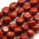 Nuggets Natural Red Jasper Beads Strands(G-P062-01)-1