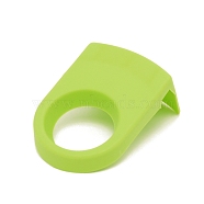 Plastic Beer Cup Buckle, Yellow Green, 81x55.5x36mm, Inner Diameter: 33mm(FIND-WH0001-47H)