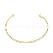Brass Textured Open Cuff Bangle Making, for Half Drilled Beads, Real 18K Gold Plated, 0.2cm, Inner Diameter: 2-1/4 inch(5.8cm), Pin: 1mm, Tray: 4mm(KK-U020-21B-G)
