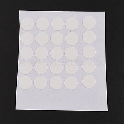 0.25MM Plastic Stickers, DIY Craft Supplies, Flat Round, Clear, 1.6x0.15cm(DIY-WH0304-214B)