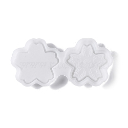 Quicksand Molds, Food Grade Silicone Shaker Molds, for UV Resin, Epoxy Resin Craft Making, Snowflake Pattern, 81x145mm(SIMO-PW0005-07B)