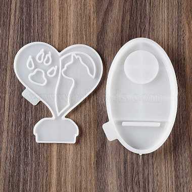 Heart Candle Holder DIY Silicone Molds(SIL-F007-12C)-2