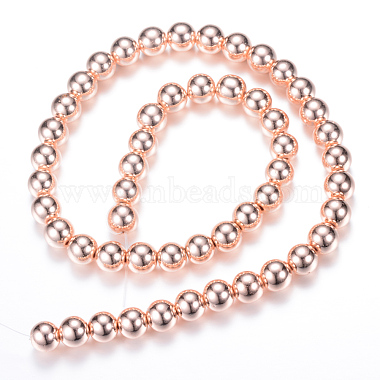 Electroplate Non-magnetic Synthetic Hematite Bead Strands(X-G-Q466-4mm-03)-2