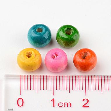 Lead Free Round Natural Wood Beads(X-WOOD-S612-M-LF)-4