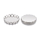 Tarnish Resistant 304 Stainless Steel Cabochon Settings(STAS-P249-16C-P)-2