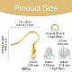 60Pcs Brass Earring Hooks(DIY-FS0007-60G)-4